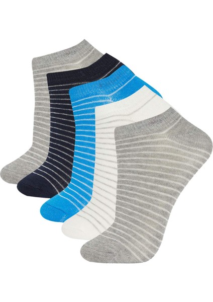 Erkek Çocuk 5'li Pamuklu Patik Çorap A6703A8NS
