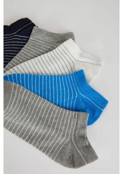 Erkek Çocuk 5'li Pamuklu Patik Çorap A6703A8NS