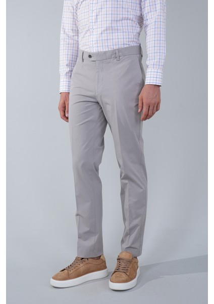 Taş Pamuk 4 Cepli Pilesiz Erkek Pantolon PNS24Y24108_D60