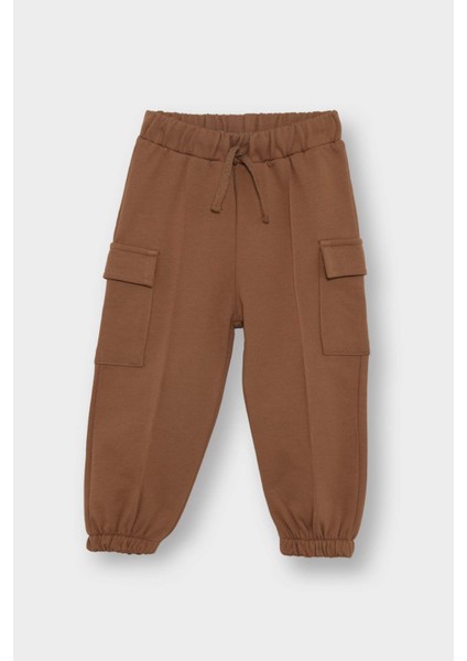 Erkek Bebek Beli Lastikli Kargo Eşofman Altı F7596A525WN