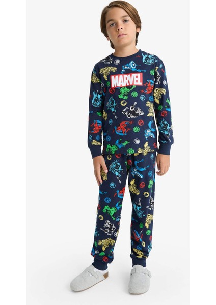Erkek Çocuk Marvel Comics Pijama Takımı Uzun Kollu Üst Uzun Alt F1898A825AU fiyatları