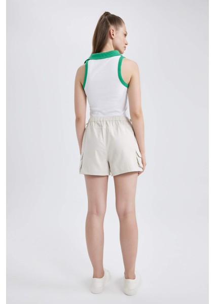 Coool Regular Fit Normal Bel Gabardin %100 Pamuk Şort A3688AX23SM
