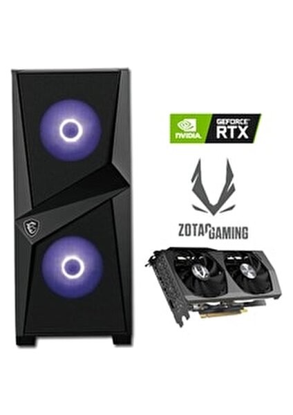 Intel Core I5 12400F 16GB Ddr4 500GB 3300-3100 MB S M2 SSD Zotac RTX3060 Gamıng Masaüstü Pc fiyatları
