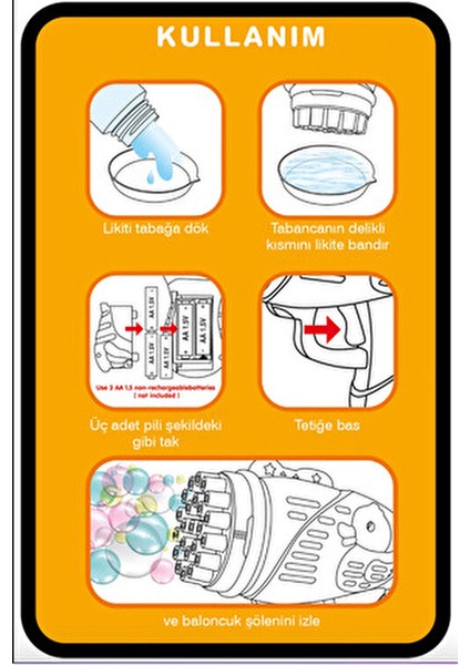 Brkx Tabancası Likitli Pilli 23 Delikli Pembe Baloncuk Makinesi Bubble Gun Gextr 968593 fiyatları