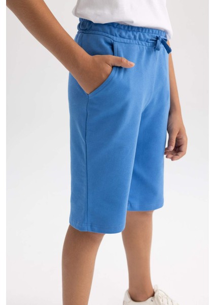 Erkek Çocuk Regular Fit Sweatshirt Kumaşı Şort B0900A8NS