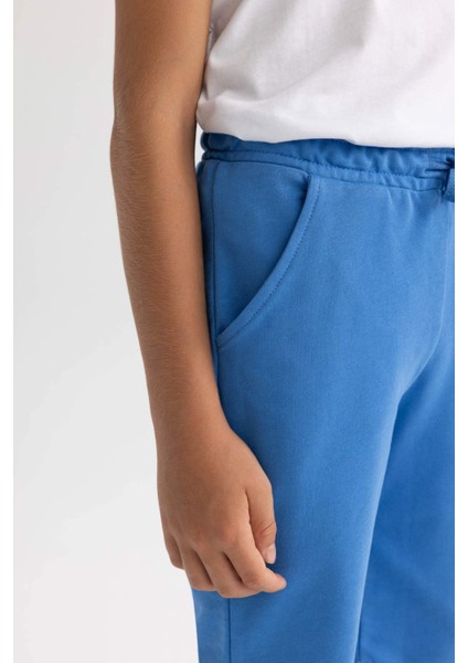 Erkek Çocuk Regular Fit Sweatshirt Kumaşı Şort B0900A8NS