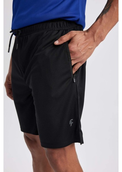 Fit Slim Fit Dar Kesim Sporcu Standart Paça Şort V3030AZ23AU