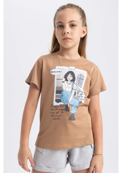 Kız Çocuk Kargo Fit Şort