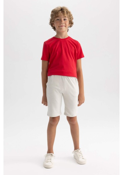 Erkek Çocuk Regular Fit Sweatshirt Kumaşı ŞORT B0900A823SM