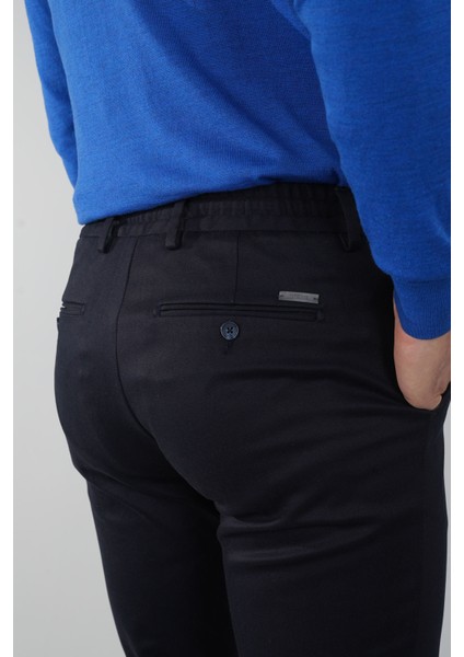 Siyah Doğal Pamuk Lastikli Jagger Pantolon PNS24K24002_D99 modelleri