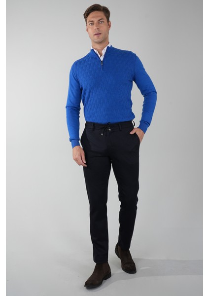 Siyah Doğal Pamuk Lastikli Jagger Pantolon PNS24K24002_D99 indirimleri