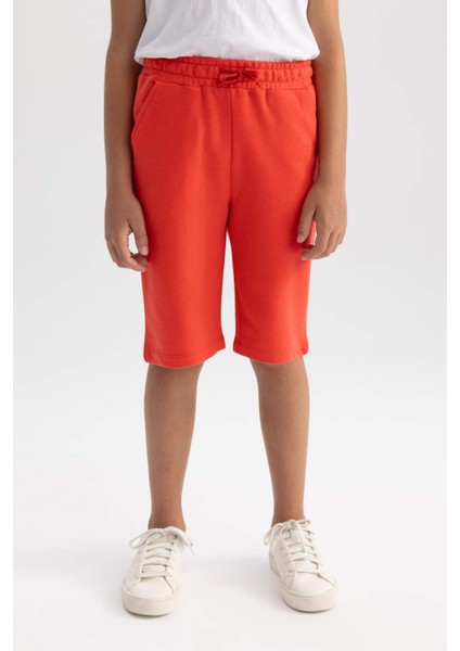 Erkek Çocuk Regular Fit Sweatshirt Kumaşı Şort B0900A8NS