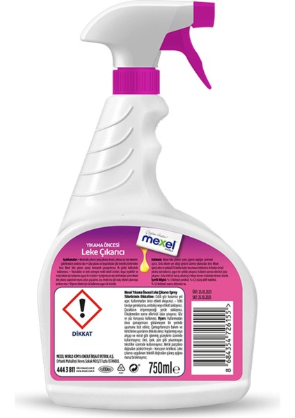 Yıkama Öncesi Oxi Leke Çıkarıcı Sprey Japon Kiraz Çiçeği Kokulu 750 ml (3 Adet) modelleri