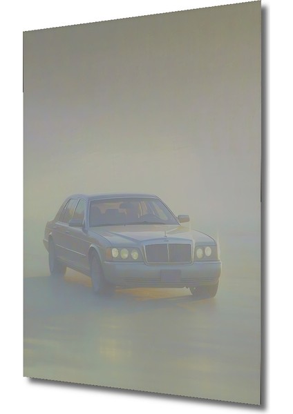 Retro Mercedes Yağlı Boya Görünümlü Dekoratif Ahşap Ev/işyeri/ofis Kare Tablo fiyatları