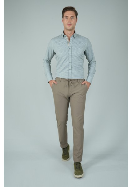 Bej Jagger Lastikli Rahat Spor Erkek Pantolon PNS24K24005_D07 indirimleri