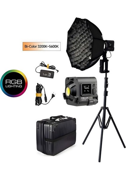 YNLUX100-RGB 120W Bi-Color LED Işık Seti