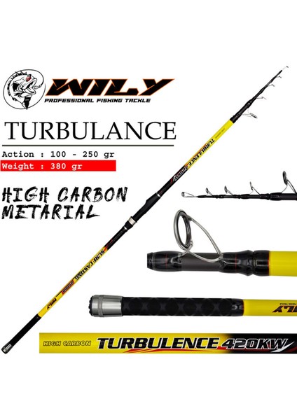 Turbulance Surf Kamış 420 cm 100-250 gr