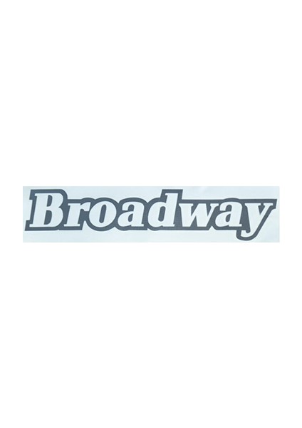 Broadway Kağıt Yazı Yeni Model Koyu Gri fiyatları