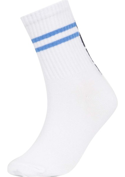 Erkek Çocuk 5'li Pamuklu Uzun Çorap A6666A8NS