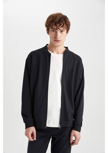 Regular Fit Kolej Yaka Bomber Hırka Z2914AZ23AU