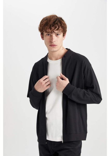 Regular Fit Kolej Yaka Bomber Hırka Z2914AZ23AU