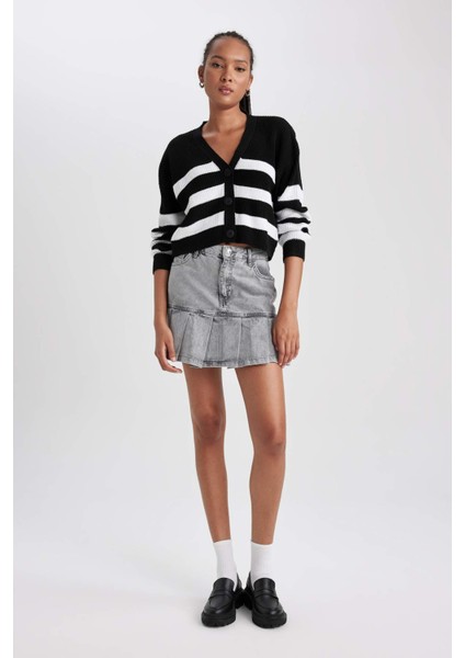 A Form Jean Pileli Mini Etek B2152AX23HS