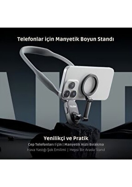Flexipose Manyetik Boyun Standı, Telefon Tutucu indirimleri