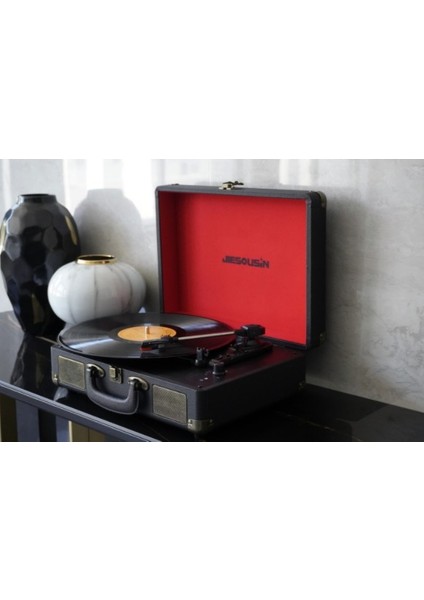 Fomixx FM-102 Siyah Hoparlörlü Bluetoothlu Pikap Plak Çalar indirimleri