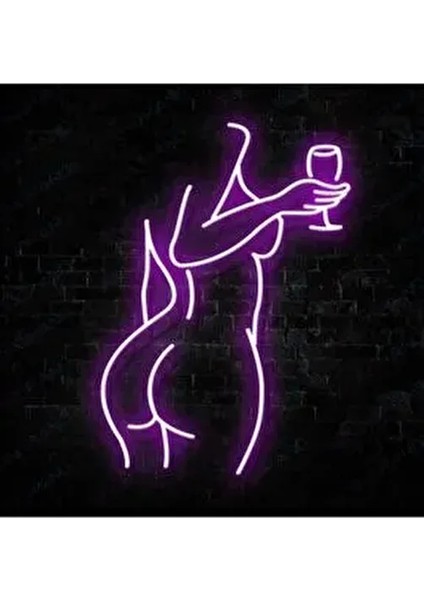 Woman Body - Neon LED Dekoratif Duvar Yazısı Tabelası Aydınlatması Gece Lambası Smc -1015 modelleri