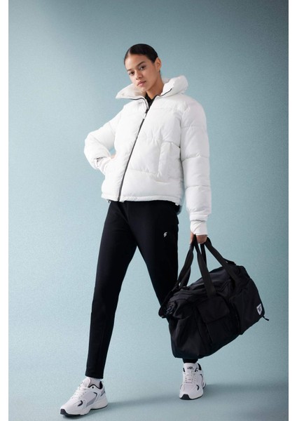 Fit Su İtici Şişme Mont Dik Yaka Fermuarlı Cepli Z1438AZ24SP