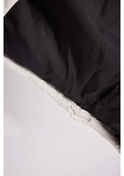 Fit Su İtici Şişme Mont Dik Yaka Fermuarlı Cepli Z1438AZ24SP