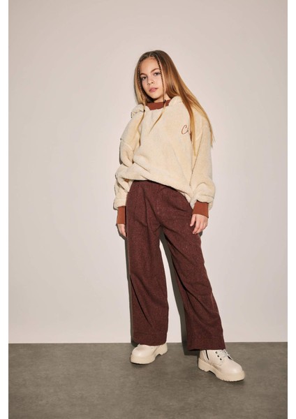 Kız Çocuk Wide Leg Oval Paça Pantolon A4870A823WN