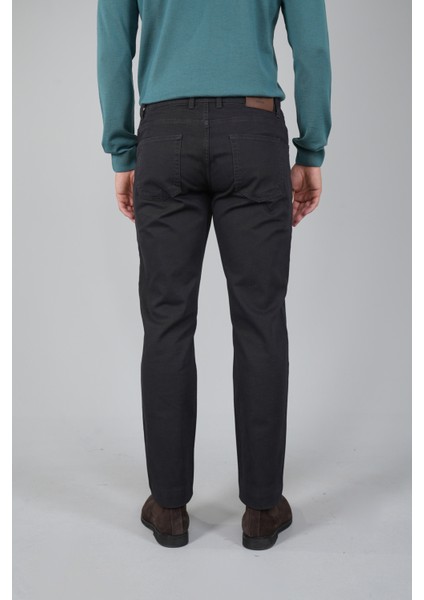 Antrasit Gabardin Pamuklu 5 Cepli Spor Pantolon PNS24K24004_D58 fiyatları