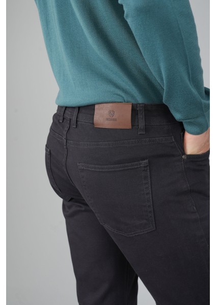 Antrasit Gabardin Pamuklu 5 Cepli Spor Pantolon PNS24K24004_D58 fırsatları
