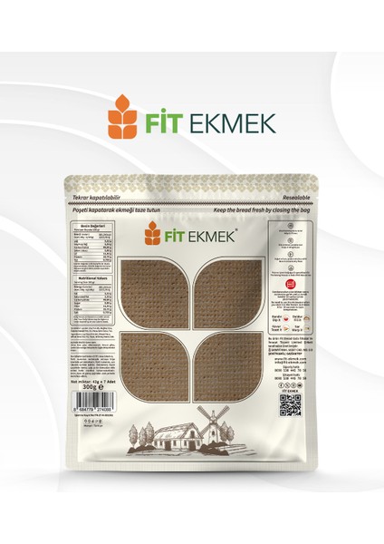 2'li Paket Çavdar Lavaş Ekmeği 300GR fiyatları