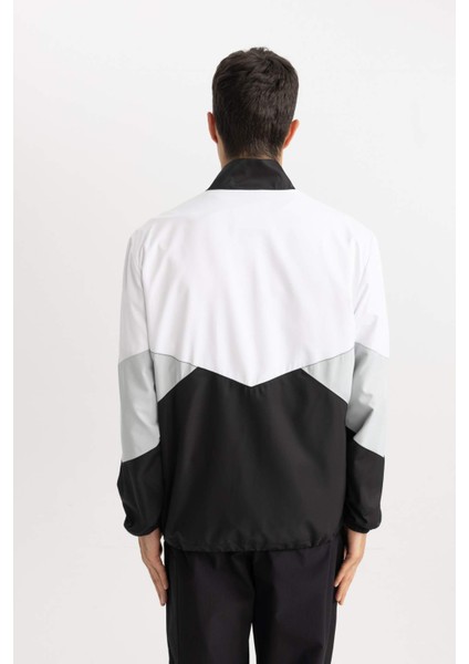 Su İtici Mevsimlik Baharlık Hafif Mont Dik Yaka Fermuarlı Cepli B1894AX24SP