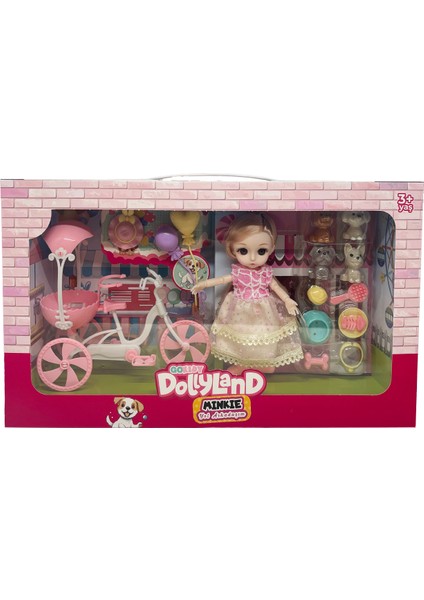 Dollyland Minkie Yol Arkadaşım ve Hayvan Dostları Oyun Seti 15 Parça modelleri