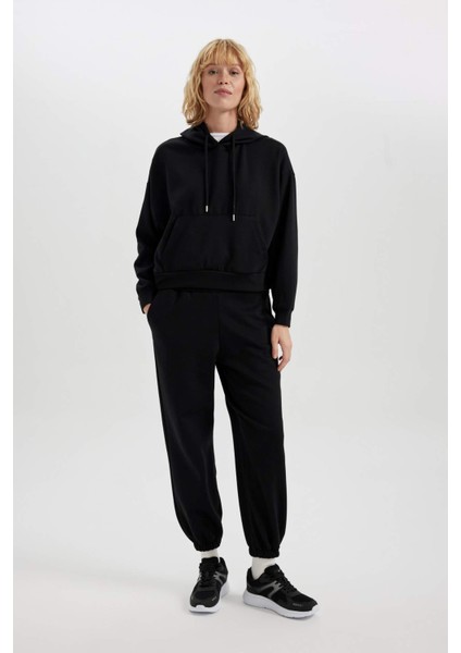 Fit Kapüşonlu Skuba Dalgıç Sporcu Sweatshirt B0962AX23WN