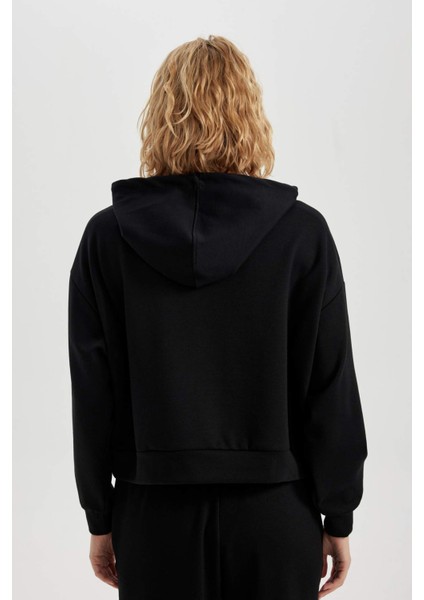 Fit Kapüşonlu Skuba Dalgıç Sporcu Sweatshirt B0962AX23WN