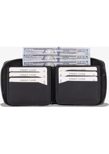 Byanca Hakiki Deri Fermuarlı Cüzdan modelleri