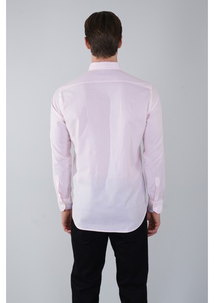 Erkek Regular Fit Uzun Kol Pembe Gömlek GMKTN250016_D29 fiyatları