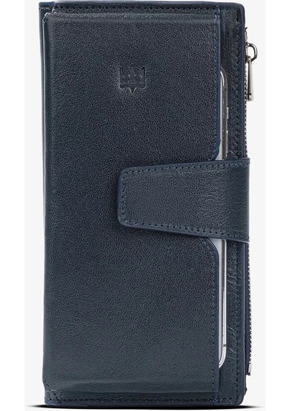 Zoe Hakiki Deri Kişiye Özel İsim Baskılı Cüzdan