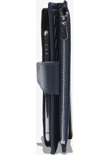 Zoe Hakiki Deri Kişiye Özel İsim Baskılı Cüzdan modelleri