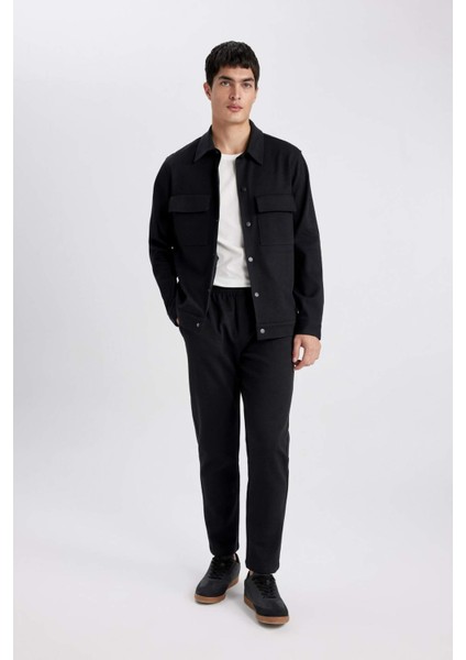 Polo Yaka Çıtçıt Kapamalı Cepli Gömlek Ceket Z5178AZ24SP