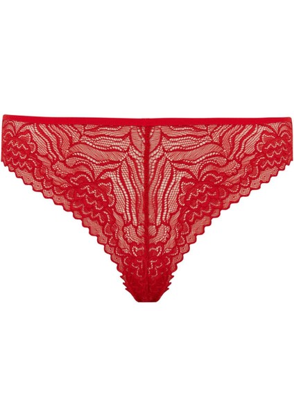 Fall in Love Kırmızı Dantel Brazilian Slip Külot B4839AX23WN