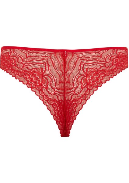 Fall in Love Kırmızı Dantel Brazilian Slip Külot B4839AX23WN