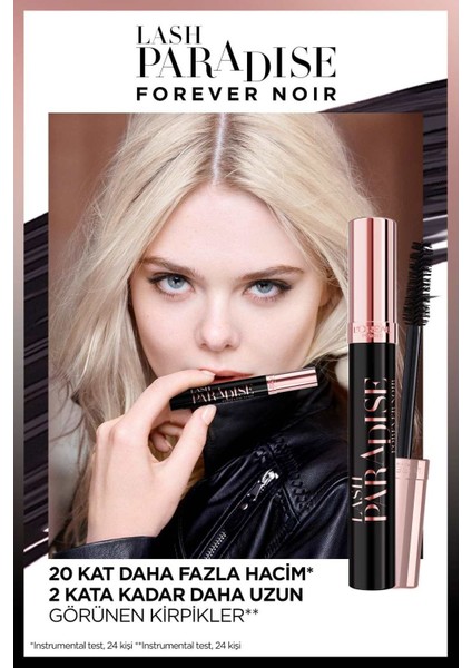 Lash Paradise Forever Noir Maskara + 2'li L'oréal Paris Khol Paradıse Blac Cosnat Mini Liner Hediyeli Set modelleri