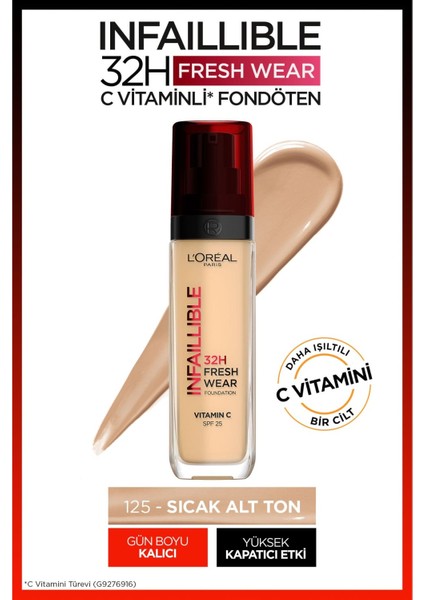 Infaillible 24H Fondöten 125 Natural Rose + Prime Lab Pore Minimizer Gözenek Küçültücü Makyaj Bazı Mini Hediyeli Set fiyatları