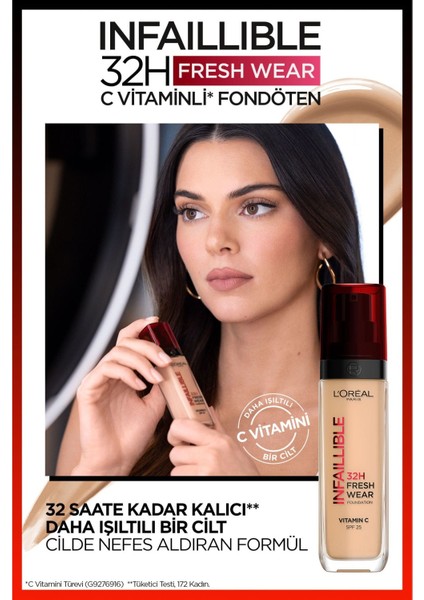 Infaillible 24H Fondöten 125 Natural Rose + Prime Lab Pore Minimizer Gözenek Küçültücü Makyaj Bazı Mini Hediyeli Set modelleri