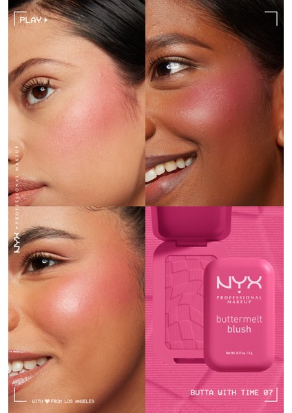 Buttermelt Blush Kremsi Pudra Allık - 07 Butta With Me & Mini Maybelline Tattoo Liner Gel Pencil Hediyeli Set indirimleri